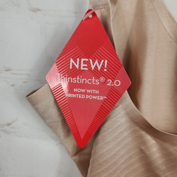 Spanx Shapewear Thinstincts 2.0 Invisible Open-Bust Mid-Thigh Bodysuit 10235R XL - Picture 10 of 14